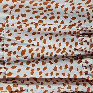 NWOT ANIMAL PRINT MOCH HALTER DRESS